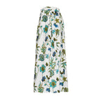 Gonna Lunga In Popeline Con Stampa Fiori Fay