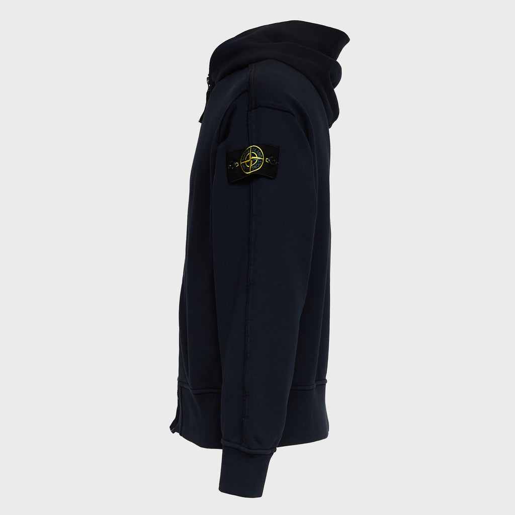 Felpa Con Cappuccio, Zip  In Cotone