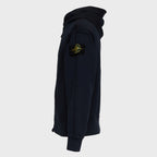 Felpa Con Cappuccio, Zip  In Cotone