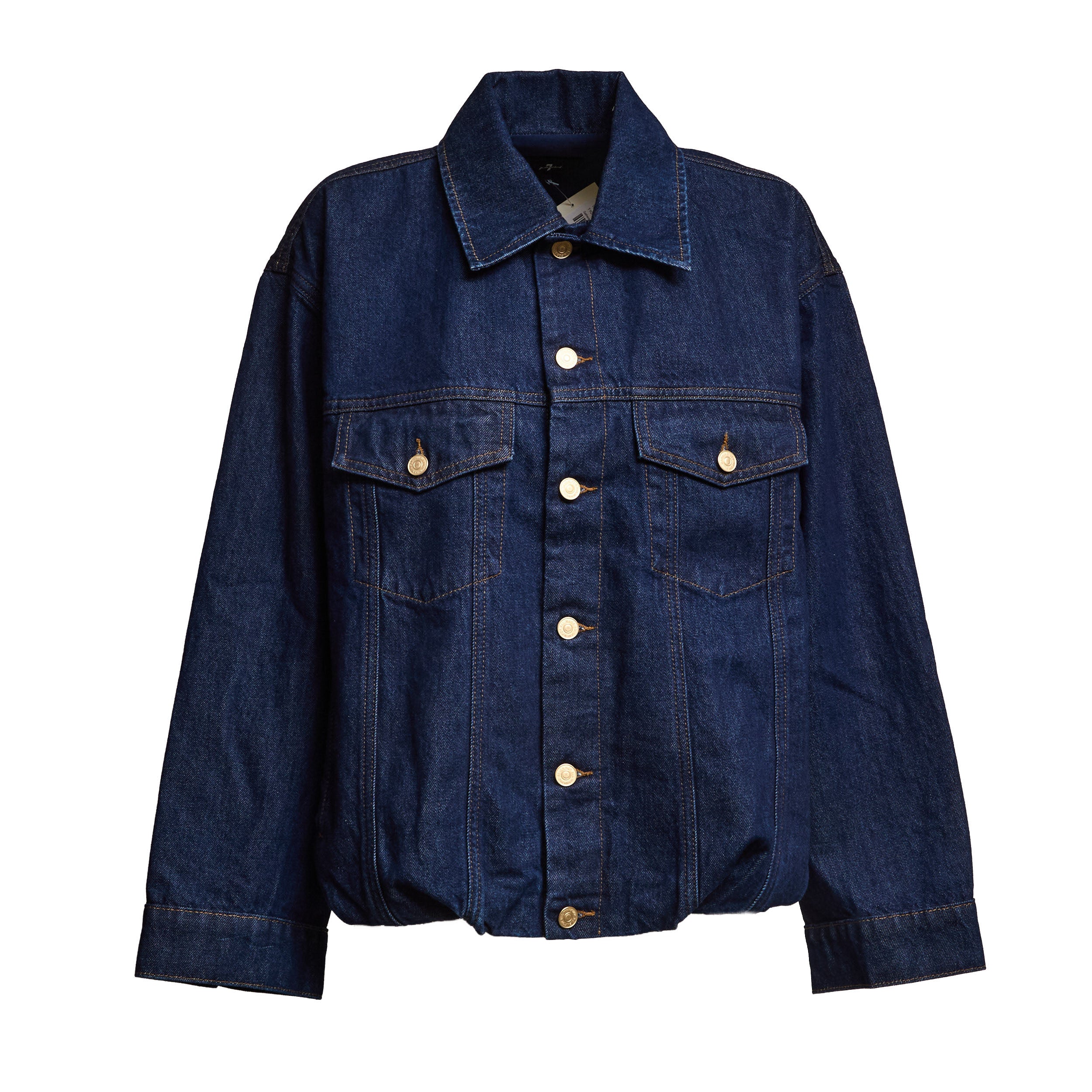 Gathered Jacket Indigo Soul