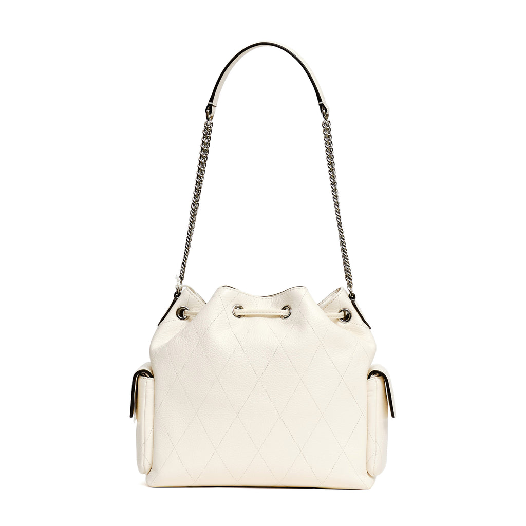 Charlie Quilted Drawstring Shoulder Bag