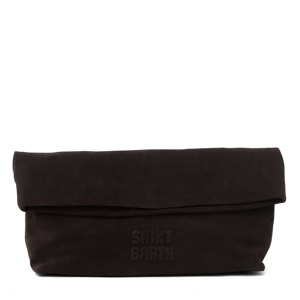 Suede Maxi Pouch