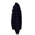 Check Flannel Jacket With Slogan