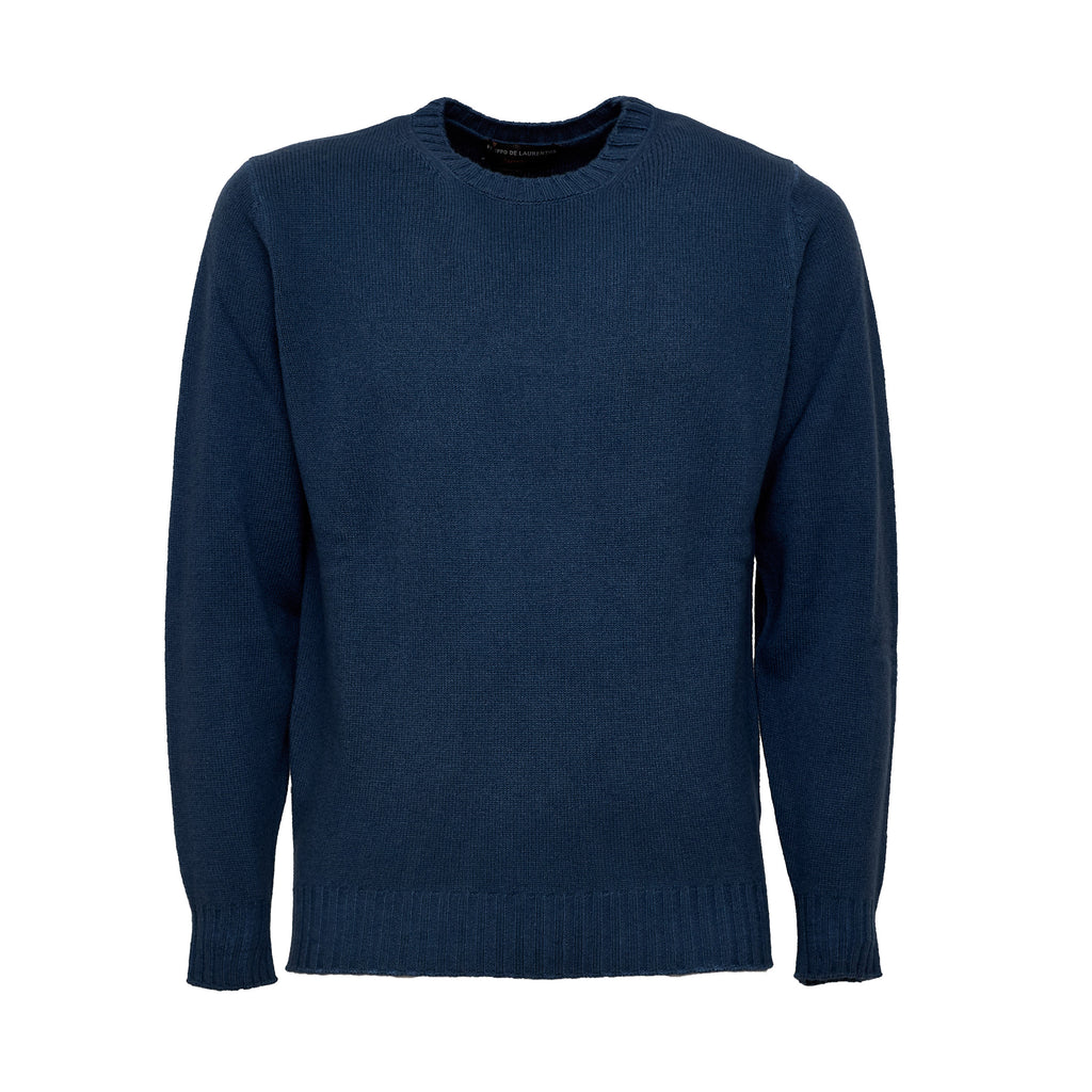 Maglia Girocollo In Lana, Cashmere