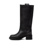 Sajan Vintage Effect Brown Leather Boots