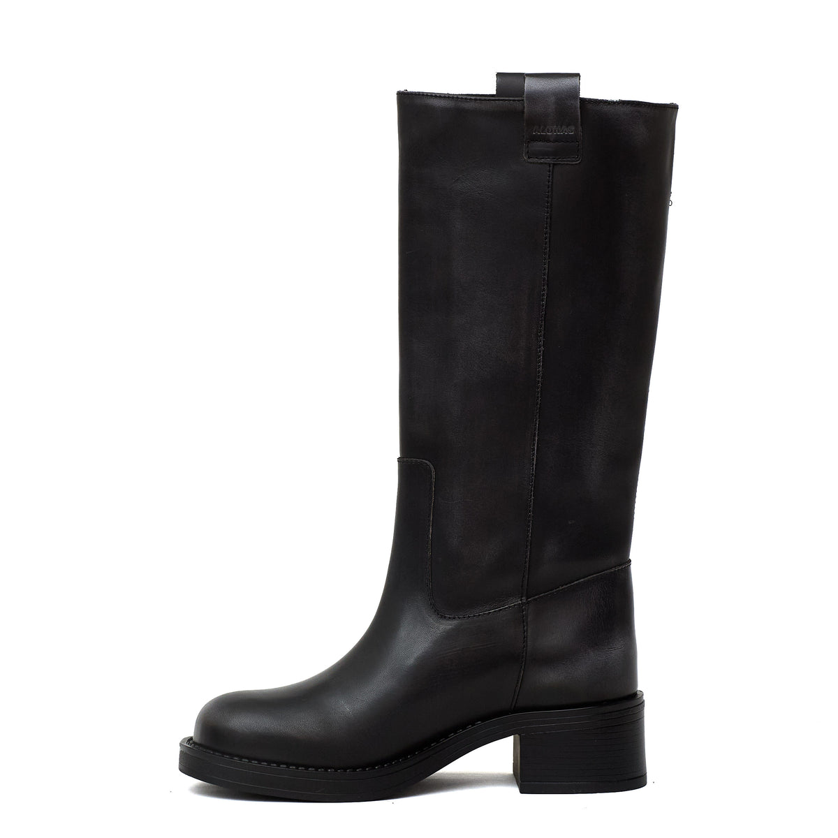 Sajan Vintage Effect Brown Leather Boots