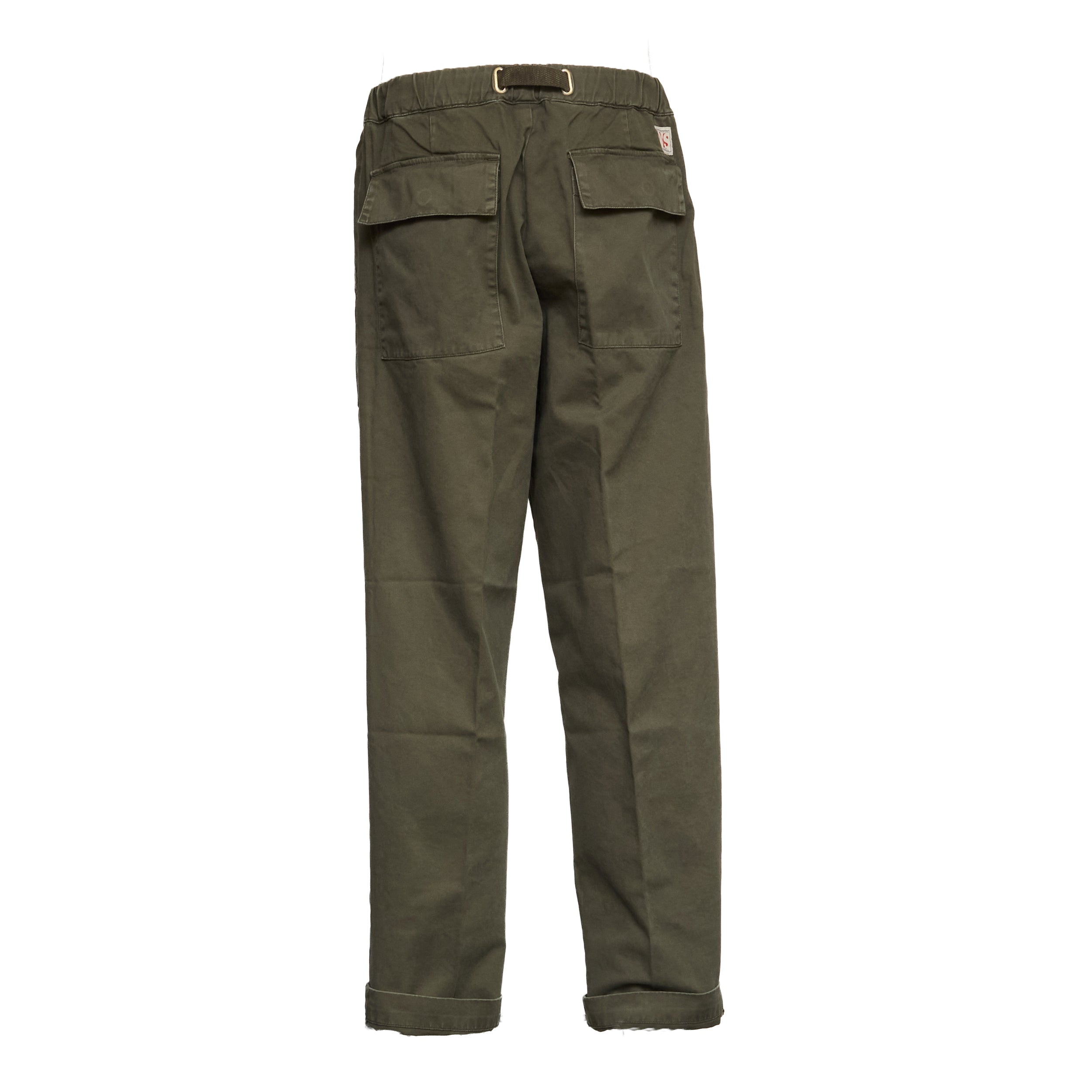 Pantaloni Lunghi In Gabardina Vintage Fatigue