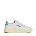 Sneakers Medalist Low In Pelle Bianca, Forget
