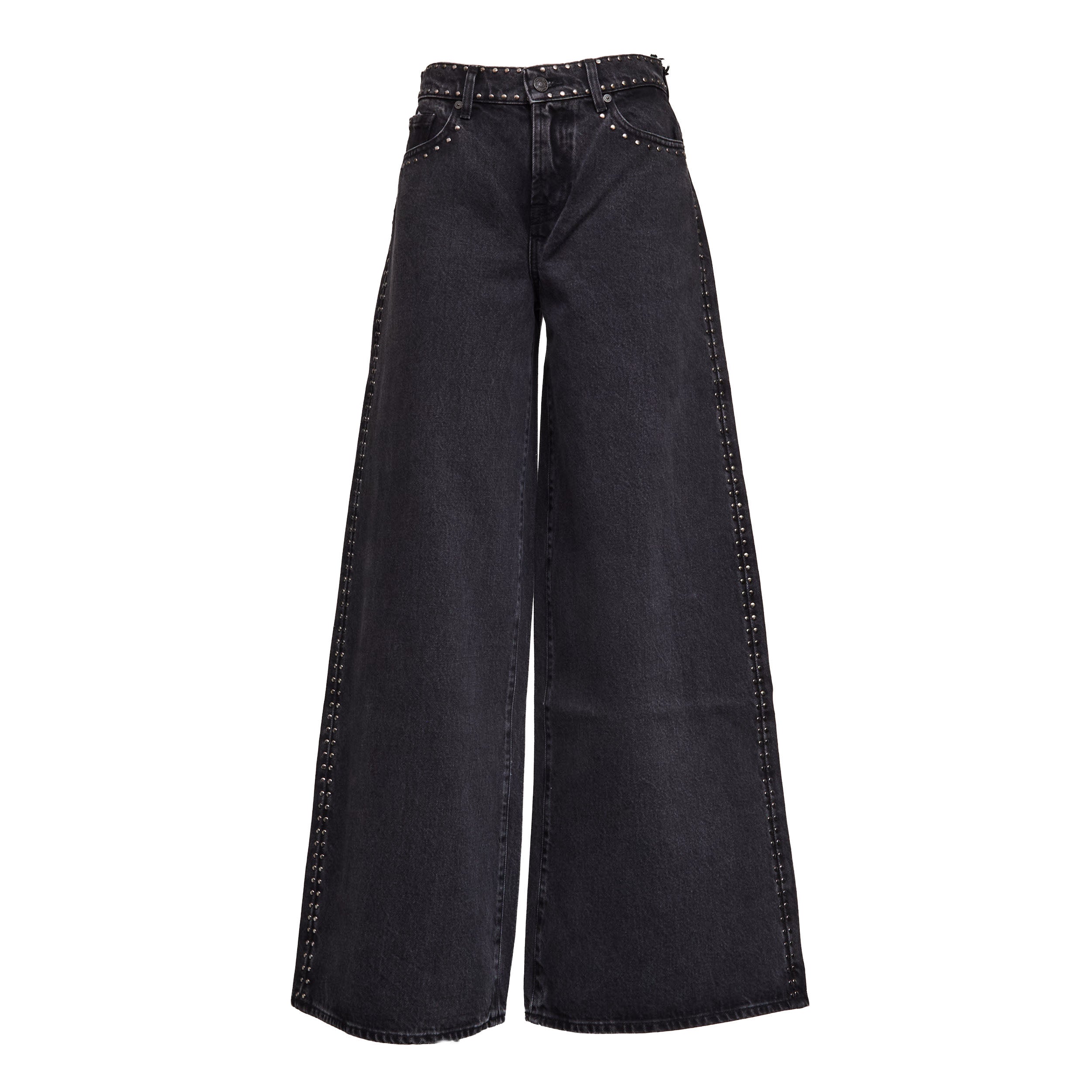 Jeans Marie Wide Leg Nightscape With Studs