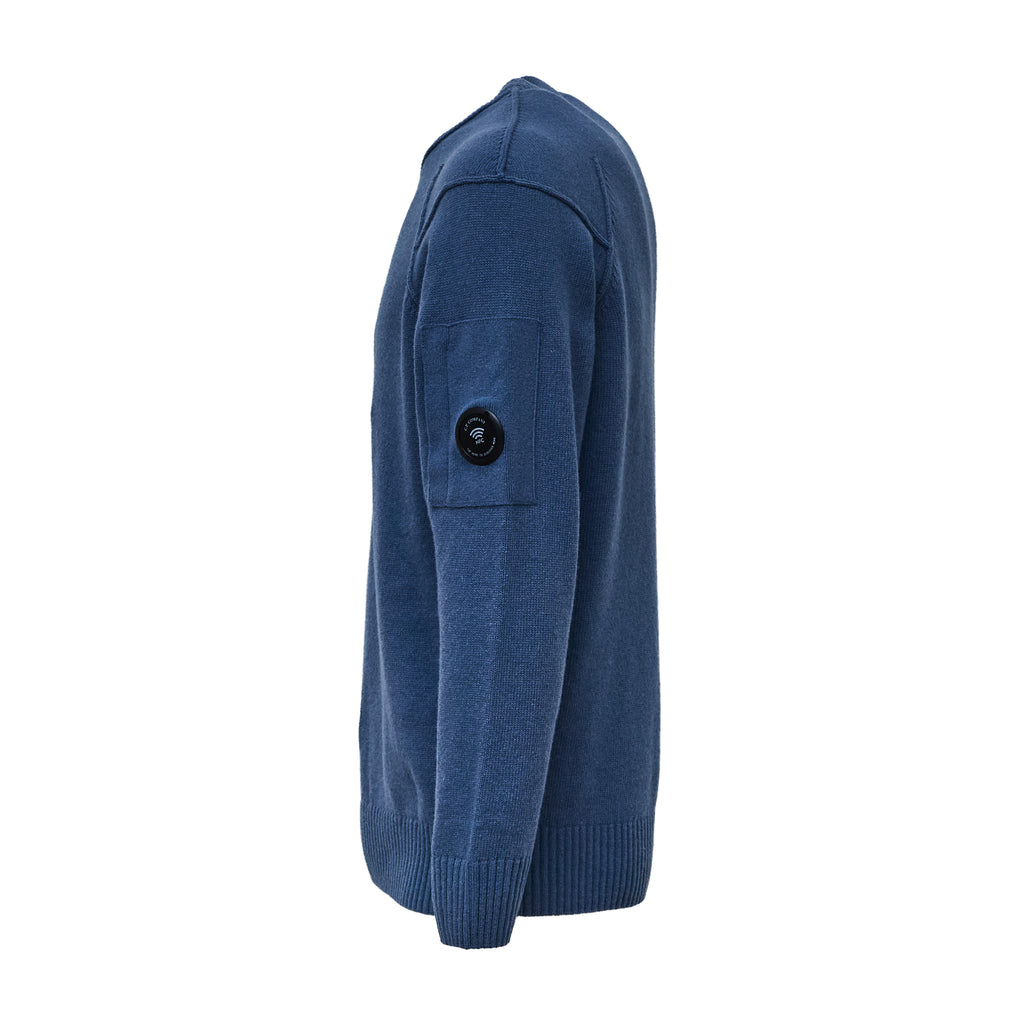 Lambswool Grs Crewneck Lens Sweater