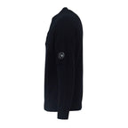 Extrafine Merino Wool Lens Crewneck Sweater