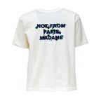Vine Embroidered Slogan T-shirt