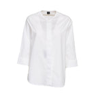 Camicia In Popeline Di Cotone Stretch