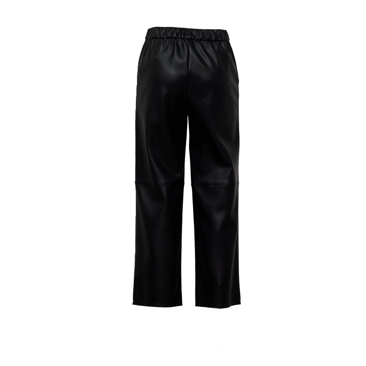 Pantaloni Amati In Jersey Effetto Pelle