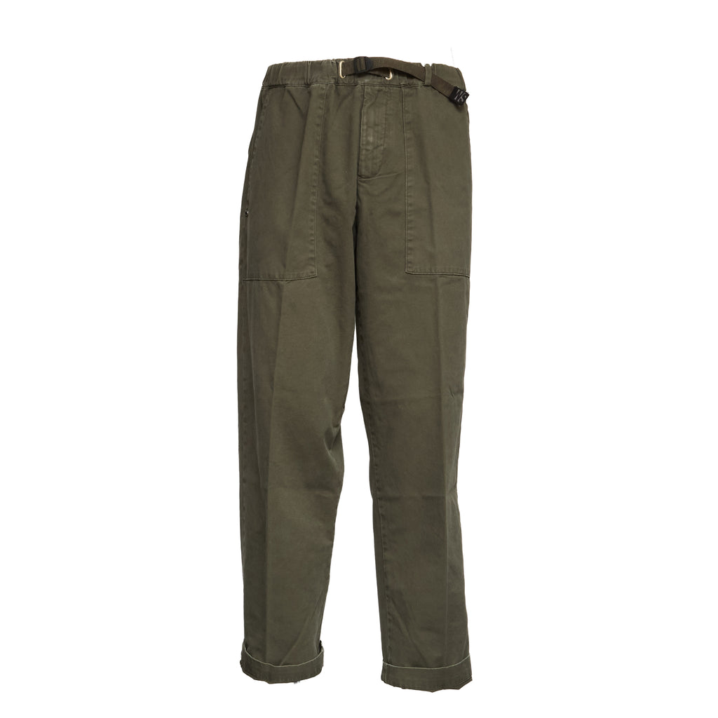 Pantaloni Lunghi In Gabardina Vintage Fatigue