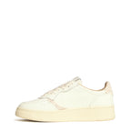 Sneakers Medalist Low In Pelle Marshmallow, Ecru